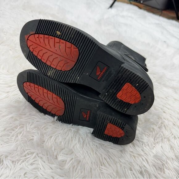 Honda Goldwing Leather Pull-On Motorcycle Boots - Picture 9 of 10